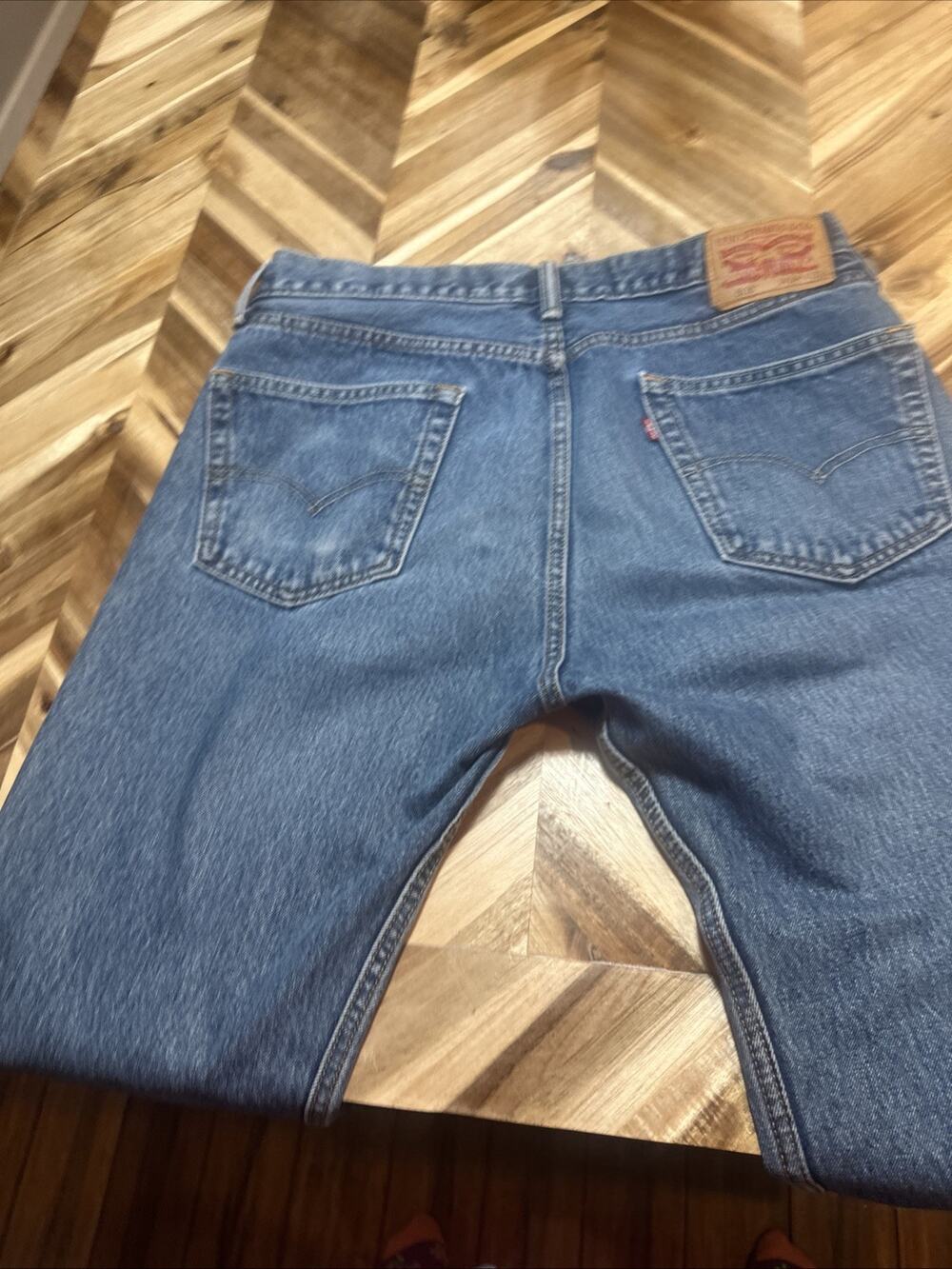 Levis 505 Regular Fit Jeans, Size 34 x 32 - Blue